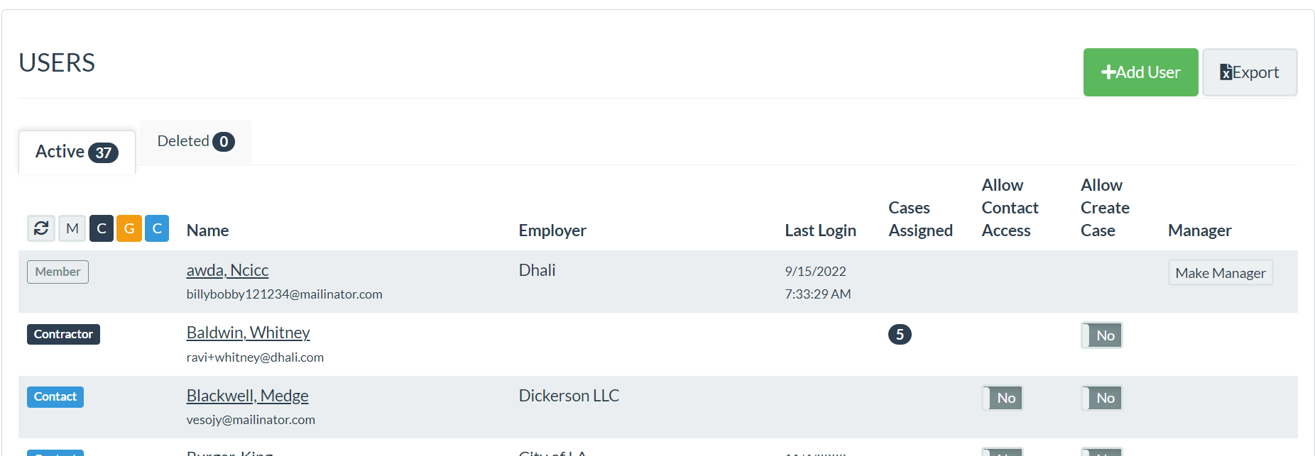 Add Users to Your Account - Case Management Software Free, Fast and ...